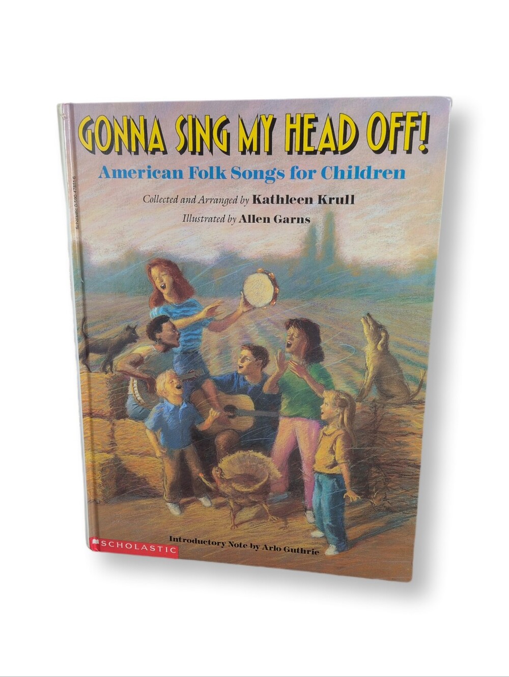 Gonna Sing My Head Off! American Folk Songs Children Book 1993 First Ed Scholast